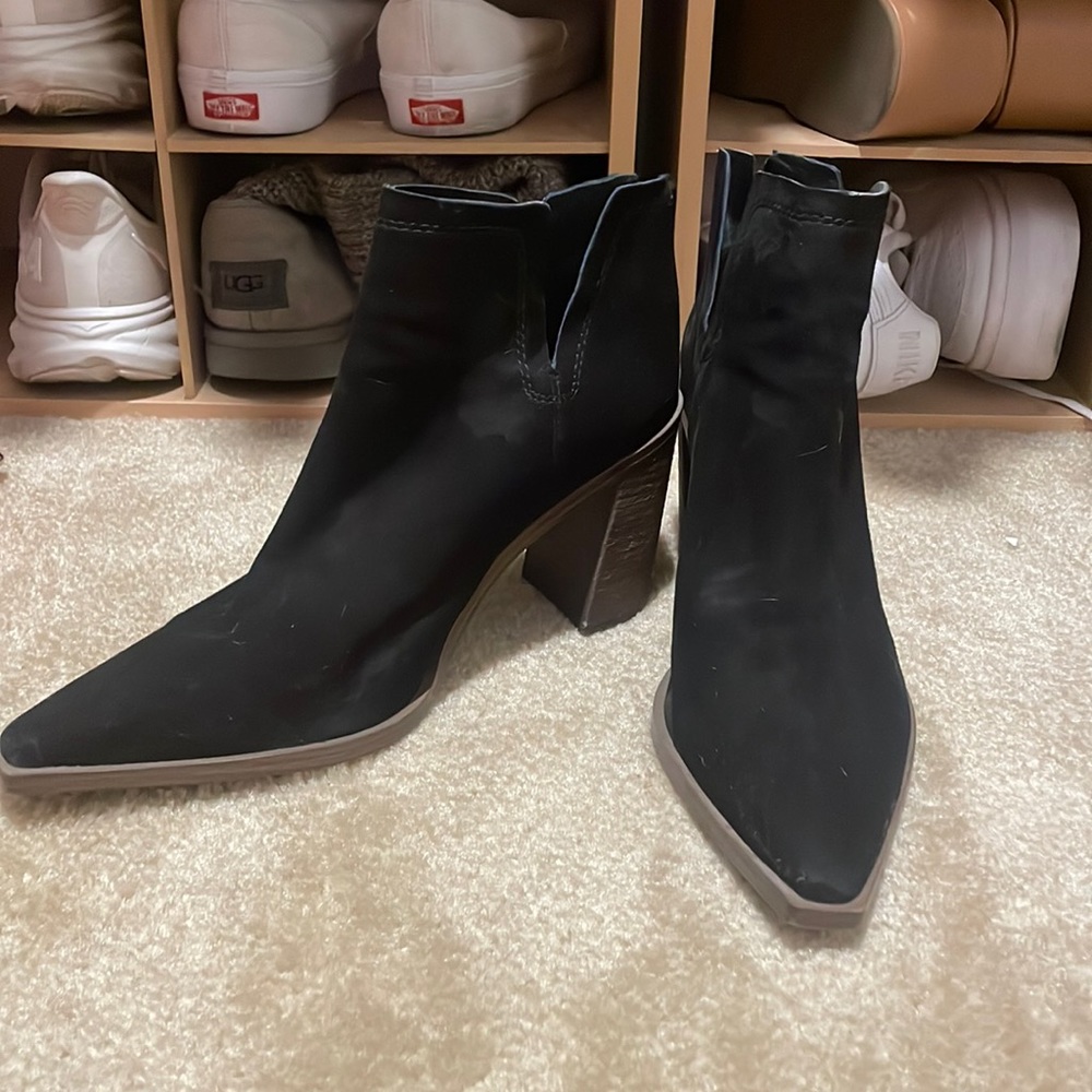 Vince Camuto black bootie